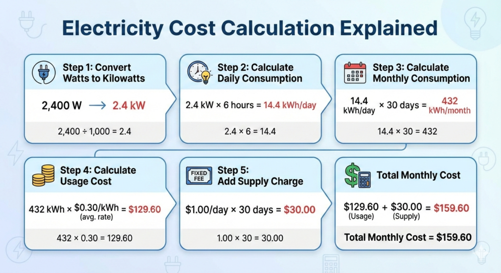 Electricity Bill Calculation Formula